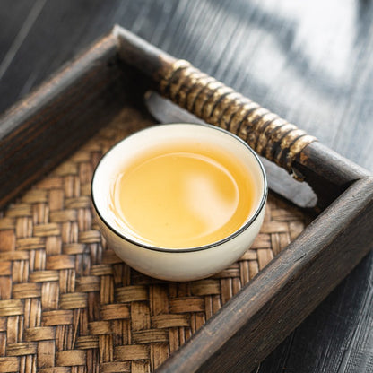 357g Yunnan Iceland Laozhai 2020 Mellow Aroma Raw Pu'er Tea Cake Qizi Cake Tea