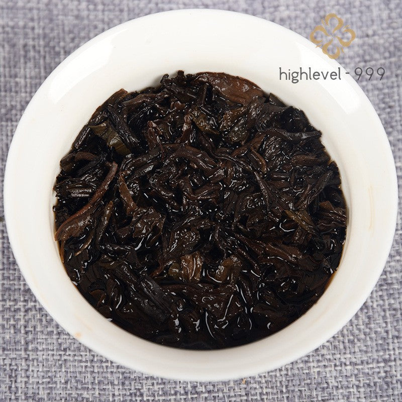 357g 2008 Yunnan Pu'er Tea Cake Ripe Pu erh Tea Cake Meng Ba Na Xi Aged Tea Cake