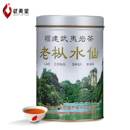 Wuyi Star Fujian Lao Cong Shui Xian Oolong Tea Shuixian WU YI YAN CHA 125g Tin