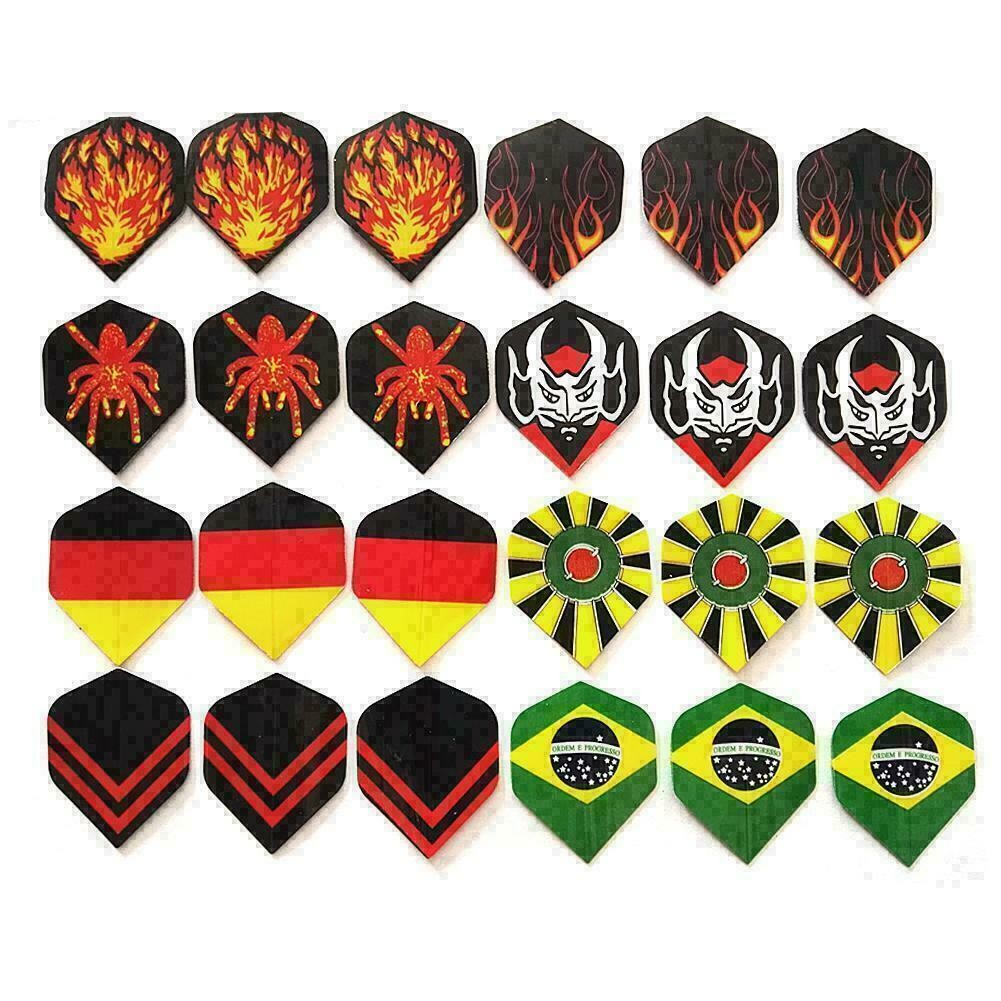 60Pcs Flight Dart Flights in 20 Patterns Nice T4D4 Darts Profe Flying Y0M3 Y5O4