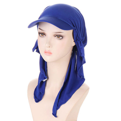 Women's Hats Muslim Hijab Baseball Cap Turban Hat Headscarf Sun Hats Scarf Caps~