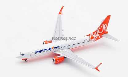 JC WINGS Sky Up Airlines smartwings for Boeing B737-800 UR-SQG 1:400 Plane Model