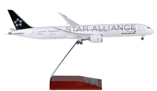 1:200 34CM Hogan EVA AIR STAR ALLIANCE BOEING 787-10 Airplane ABS Plastic Model