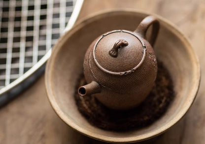 150cc chinese Yixing Handmade Zisha teapot old Duan Clay BiWen Hu Gongfu Tea Pot