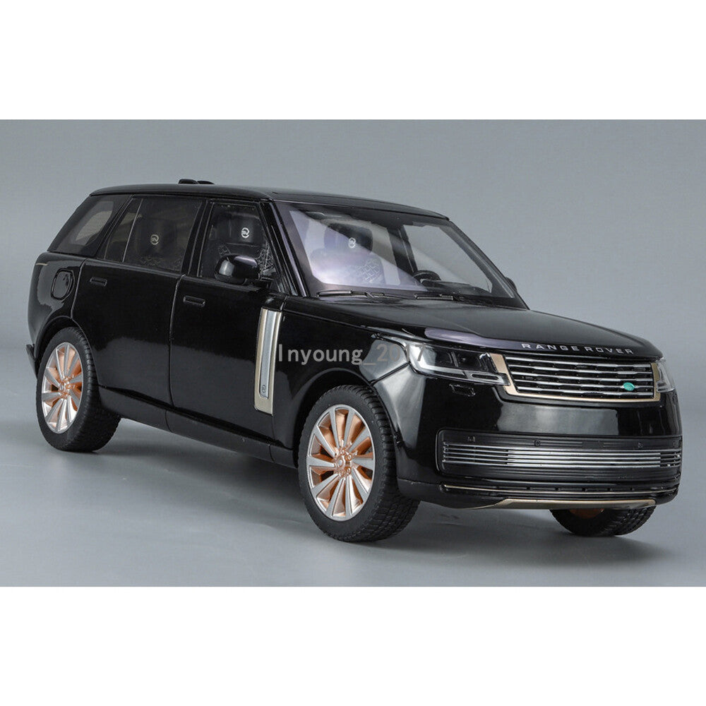 Land Rover Range Rover SV 1:18 Diecast Model Car Metal Collectible Vehicle Black
