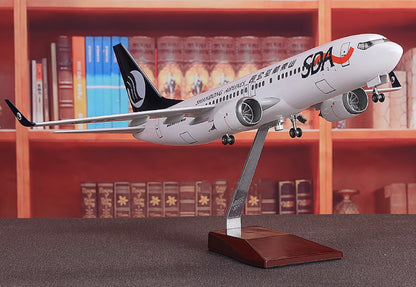 1:85 47CM SHANDONG AIRLINES BOEING 737 MAX Airplane Landing gear Resin Model