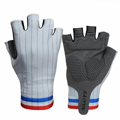 Cycling Gloves Aero Bike Team Half Finger Outdoor Road Sport Men Women Bicycle