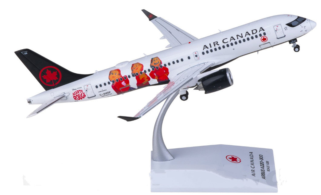 1:200 JC Wings Canada Airbus A220-300 Airplane Diecast Aircraft Plane Model