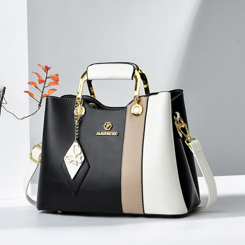 Women Lady Crossbody PU Leather Messenger Bag Shoulder Handbag Purse Tote Bag