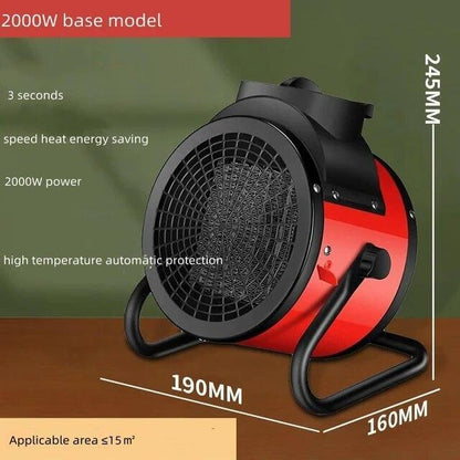 2000/3000W Portable Electric S Heater Garage Hot Air Fan for Indoor Large Room