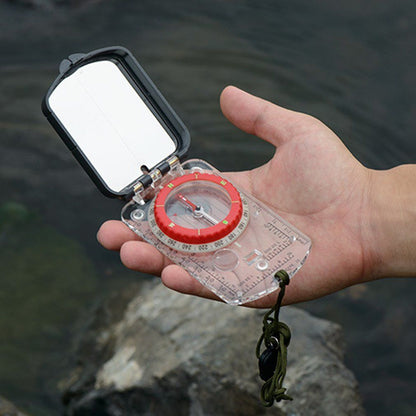 Orienteering Map Compass Outdoor Camping Adjustable Declination Clinometer LED