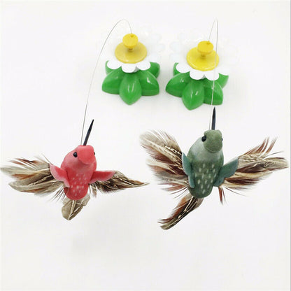 1 Pc Pets Cat Toys Teaser Electrical Rotating Colorful Butterfly Bird Scratching