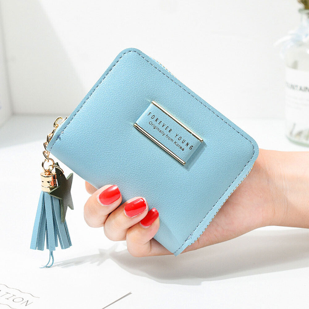 Fashion Small Women Zipper Wallet Leather Coin Bag Credit Card Mini Purse Clutch