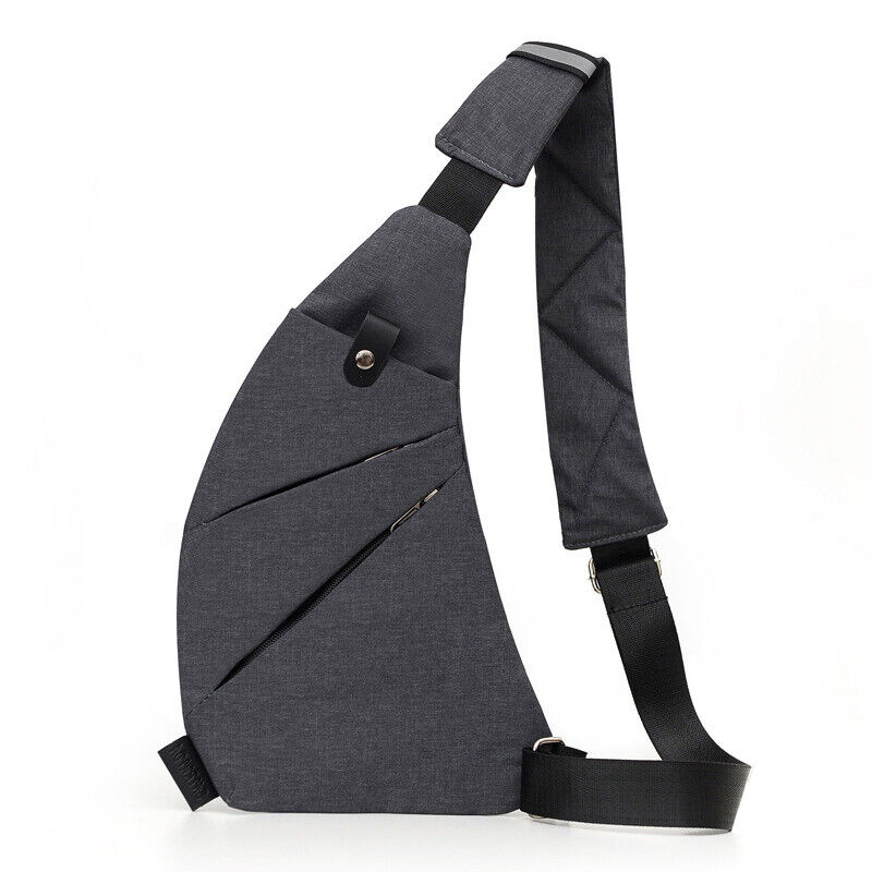 Thin Chest Bag Waterproof Phone Holster Small Crossbody Tactical Nylon Side Bag
