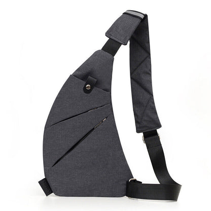 Thin Chest Bag Waterproof Phone Holster Small Crossbody Tactical Nylon Side Bag