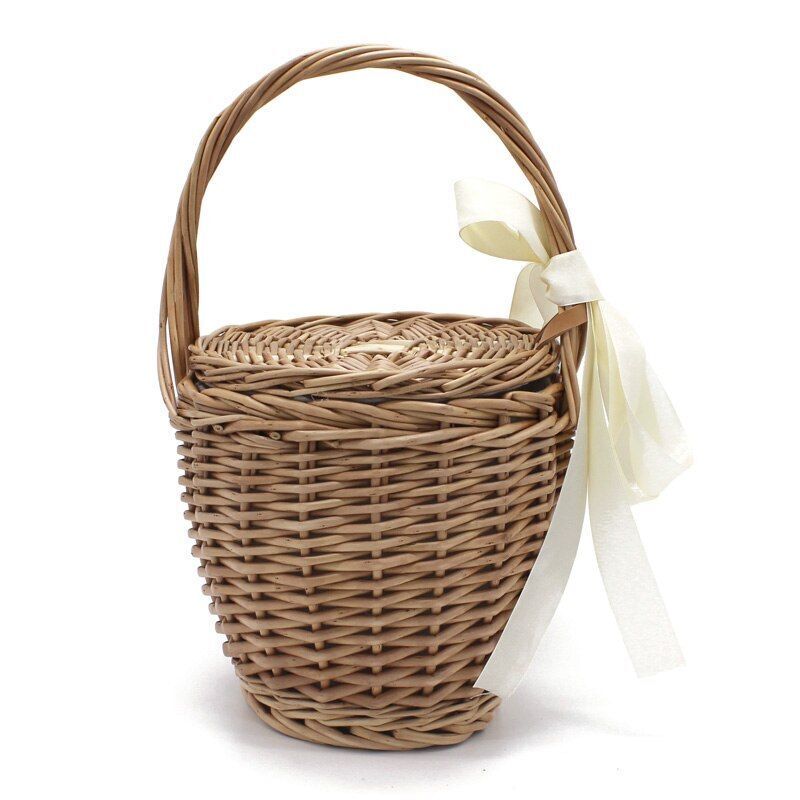 Fashion Beach Handbags Tote Travel Clutch Bohemian Straw Bags Summer Basket Bag