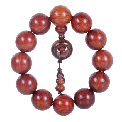 Chinese Red Sandalwood 6/8/12/15/18/20/25MM Round Buddha Beads Fashion Bracelet