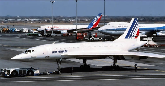 1/200 Air France Concorde Aircraft F-BVFC Alloy Aircraft Finished Model Decor