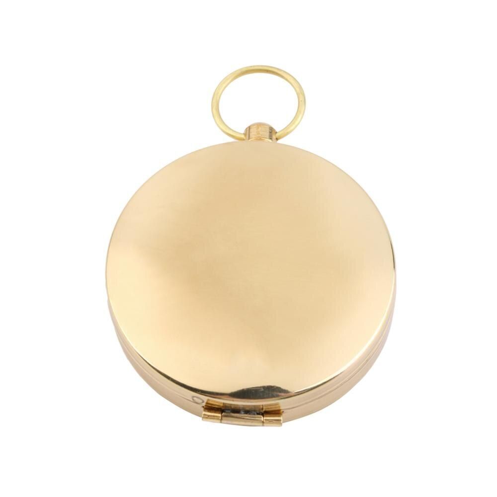 Outdoor Compass Hiking Camping Brass Pocket Watch Bronzing Antique Navigation 1p