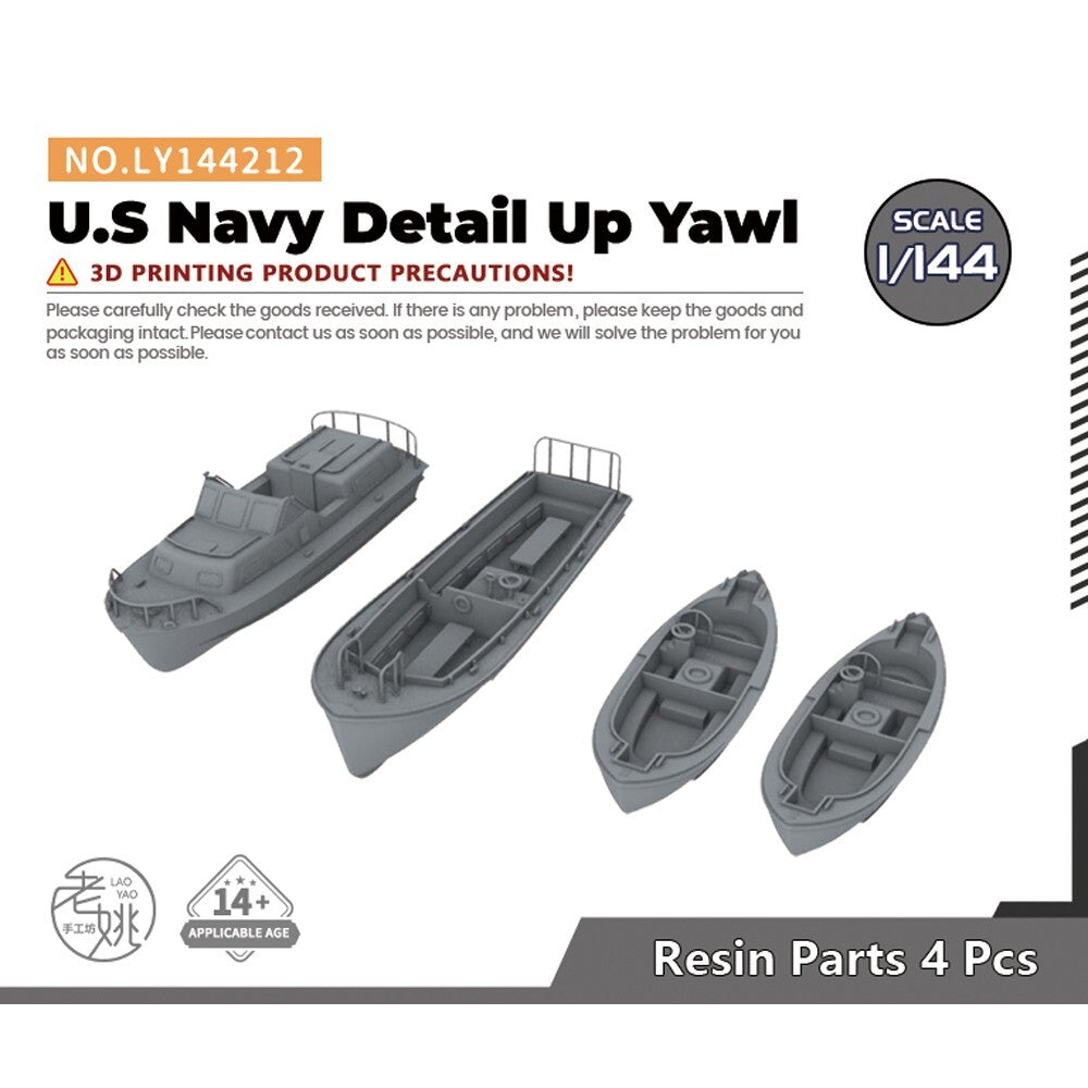 Yao's Studio LY144212 1/144 Model Upgrade Parts U.S Navy Detail Up Yawl