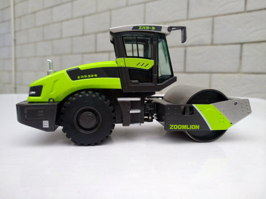 1:50 ZOOMLION ZRS326 HYDRAULIC SINGLE-DRUM VIBRATORY ROAD ROLLER Diecast Model