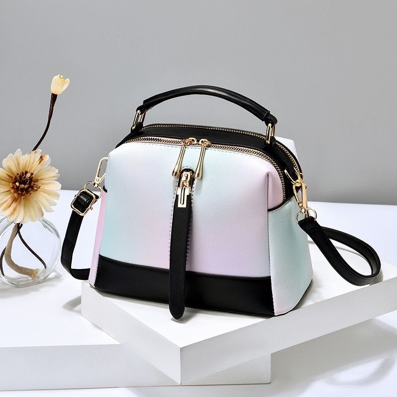 Fashion Bag Gradient Small Tote Crossbody Purse Shoulder Crossbody Bag Polyester