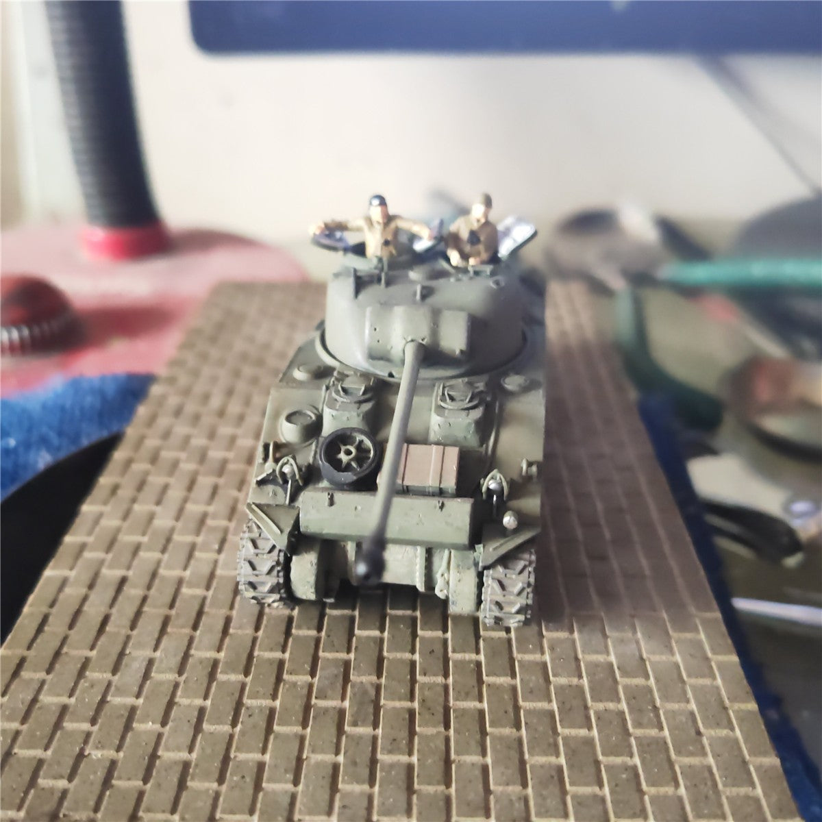 3D Printed 1/72 British Firefly Vc Tank Finished Product