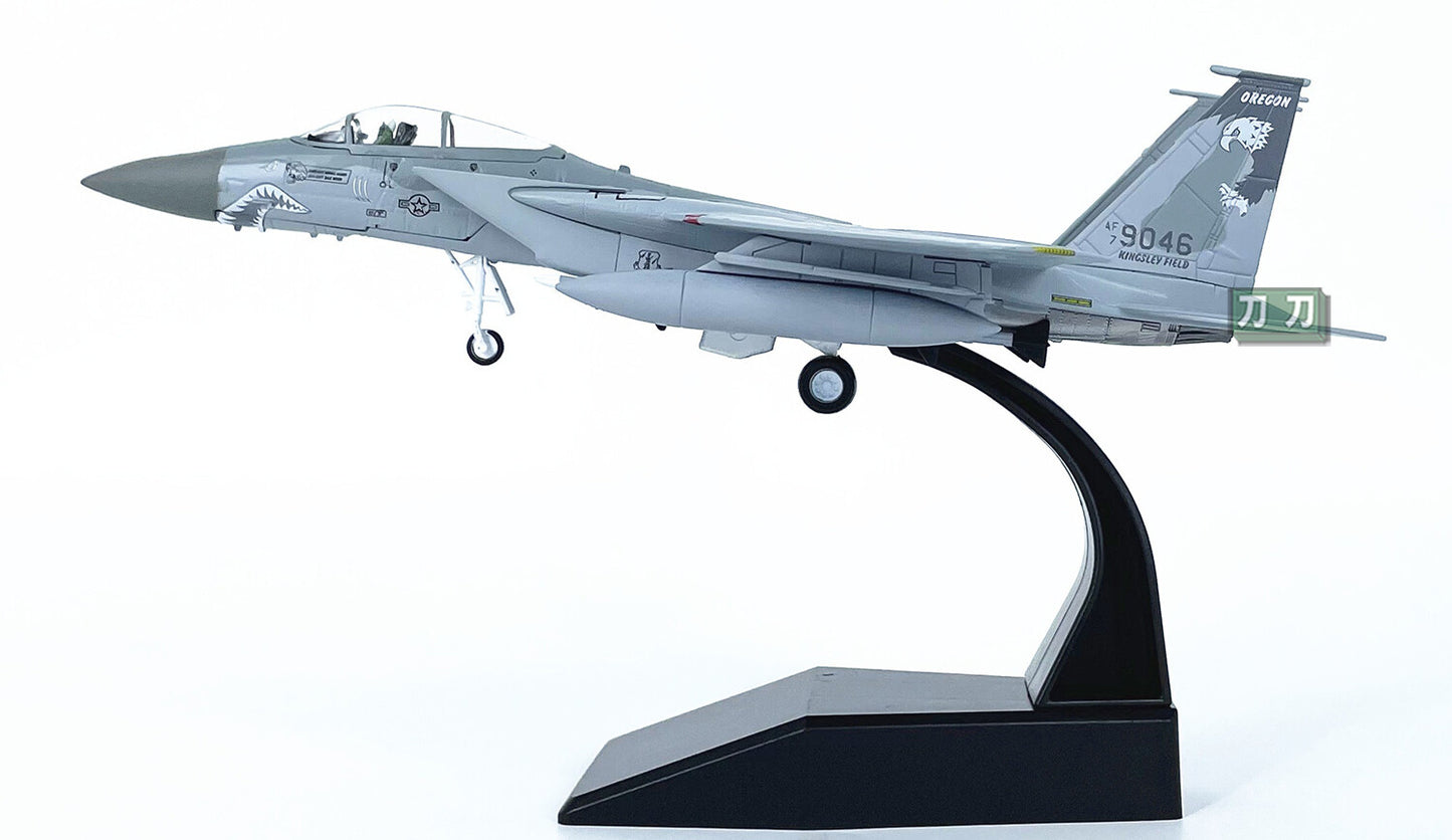 1:100 20CM AMER USA F-15C Fighter Plane Diecast Military Aircraft Model