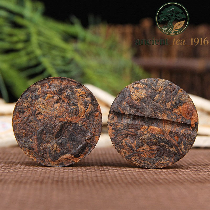 500g 2023 Iceland Pu'er Ripe Tea Jinya Yunnan Ancient Tree Pu Erh Tea Cake