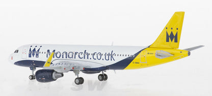 1:400 GeminiJets Monarch AIRBUS A320 Passenger Airplane Diecast Aircraft Model