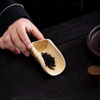 Natural Bamboo Tea Spoon Bamboo Scoop Tea Accessories