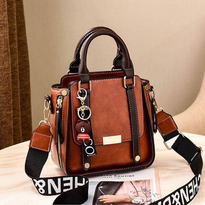 Women PU Leather Bag Purse Shoulder Handbags Tote Messenger Satchel Cross Body