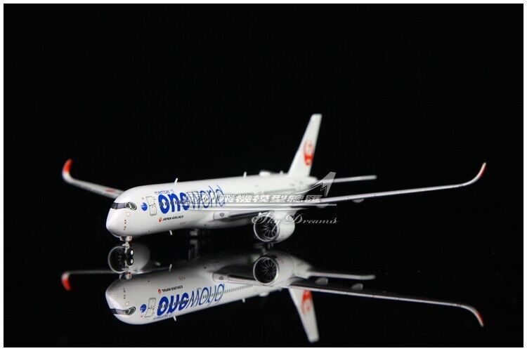 1:400 JC Wings JAPAN AIRLINES Oneworld AIRBUS A350-900 Airplane Diecast Model