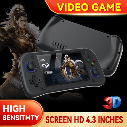 G28 Portable Handheld Video Game Console with 4.3 Inch HD Screen Built-in 20000+