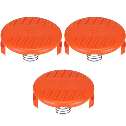 3× Spool Cap & Spring For Black & Decker CST1000 CST1100 CST1200 String Trimmer