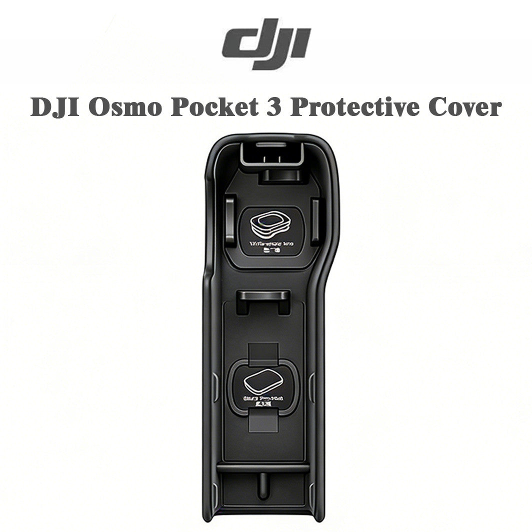DJI Osmo Pocket 3 Protective Cover – Filter Storage & Mic 2 Mount, Lightweight