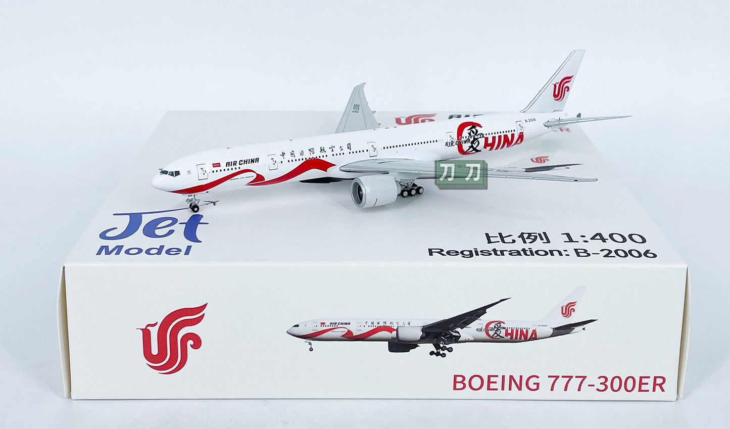1:400 Jet Model AIR CHINA BOEING 777-300ER Passenger Airplane Diecast Model