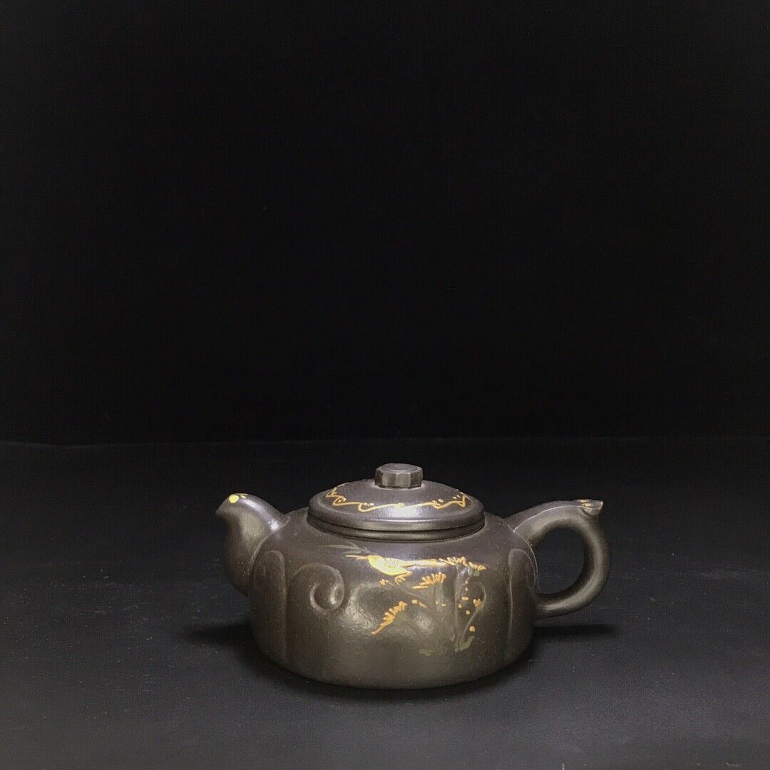 vintage chinese yixing purple clay teapot zisha ceremony teaware collection rare