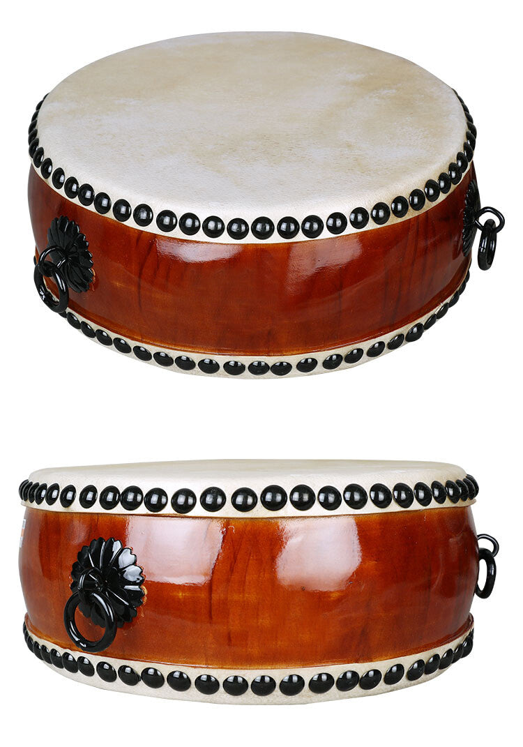 9.5inch Taiwan Buddhist Drum Japanese Drum Buddhist Sound Instrument Collectible
