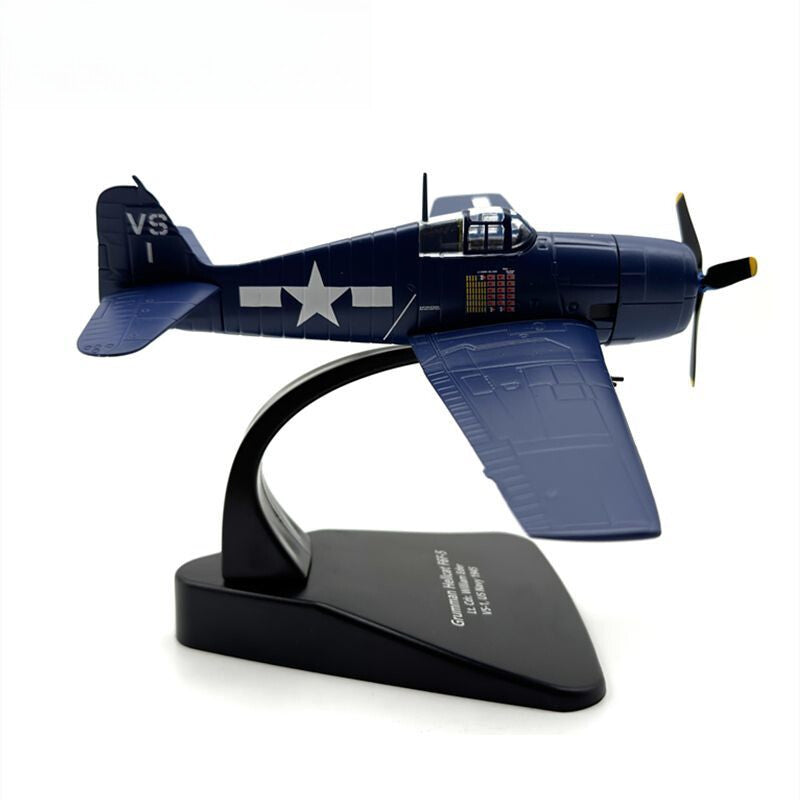 1/72 F6F-5 Fighter Hellcat WWII Fighter Alloy Model Aircraft Collectible