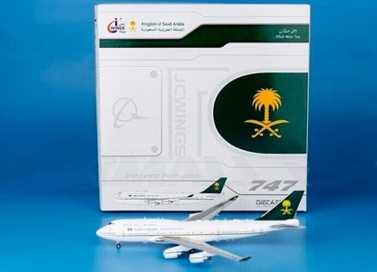 1:400 JC Wings Kingdom of Saudi Arabia BOEING 747-400 Airplane Diecast Model