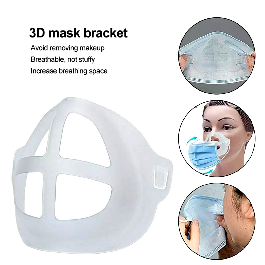 Mascarilla Soporte Boca Separador Interior Reutilizable 3D Soporte d Respiracion