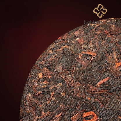 100g Fermented Ripe Pu'er Aged Glutinous Flavor Compressed Tea Cake Yunnan