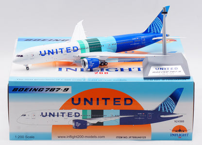 1:200 32CM InFlight UNITED BOEING 787-9 Passenger Plane Diecast Aircraft Model