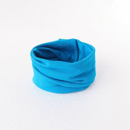 Hats Scarf Solid Knitted Cotton Baby Children Warm Earmuffs Colorful Crown Caps
