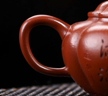 160cc chinese Yixing Handmade Zisha teapot Zhuni FuQi Gongfu Hu Tea Pot