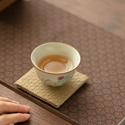 55ml Jingdezhen Ceramic Master Cup Household Tea Tasting Cup Kung Fu Teaset