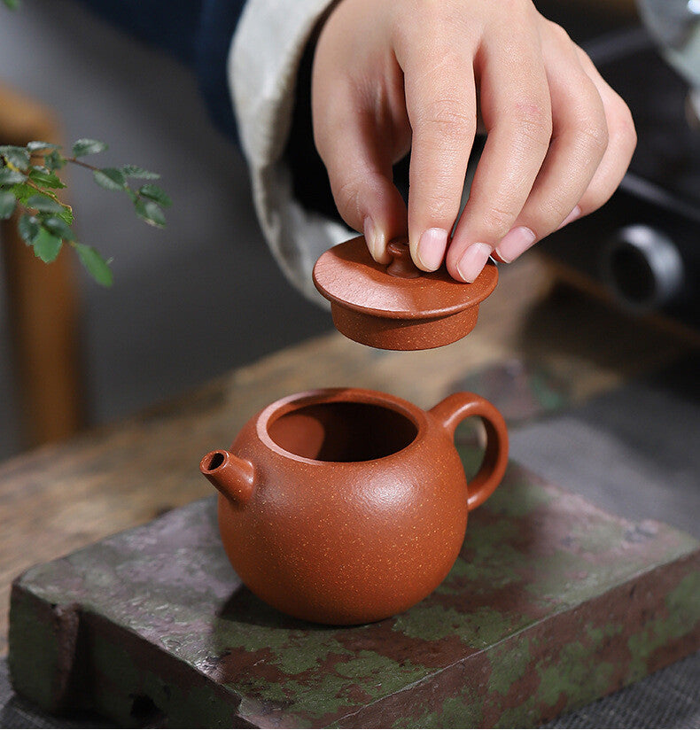 Limited Edition Marked Tea Pot True Yixing Zisha Jiangpo Clay Handmade Pot 130ml