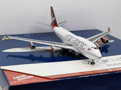 1:400 GeminiJets Virgin Atlantic BOEING 747-400 Passenger Airplane Diecast Model