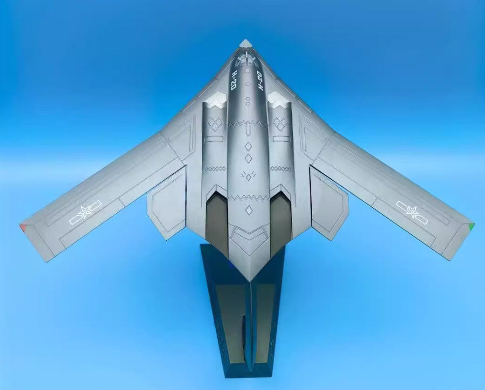 1:160 32CM H-20 Strategic stealth bombers Fighter Plane Diecast Aircraft Model